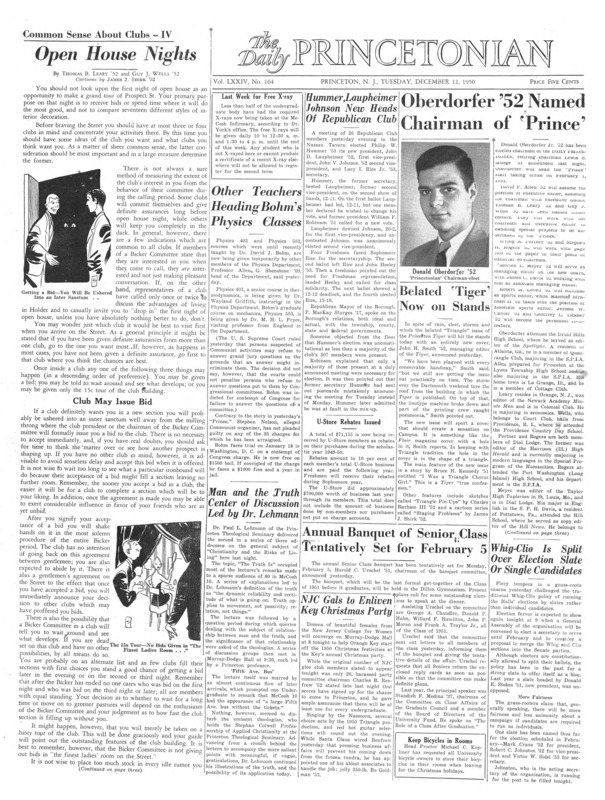 A black and white newsarticle. 