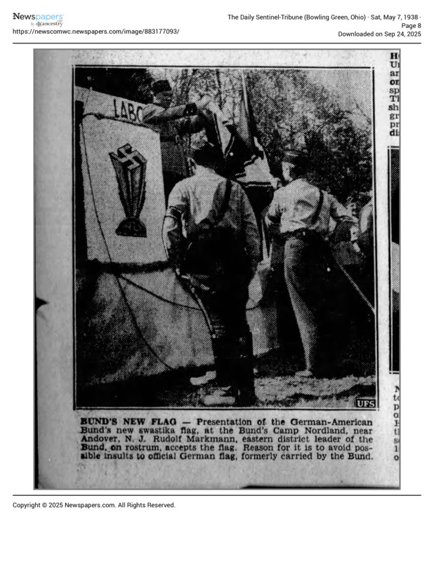 Newspaper: The Daily Sentinel on Andover