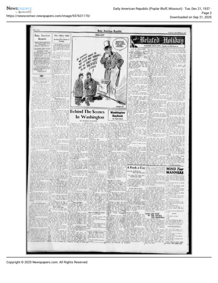 Newpaper: Daily American Republic on Southbury