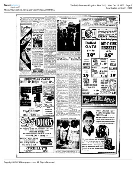 Newspaper: The Daily Freeman on Southbury