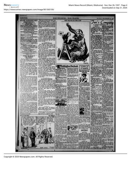 Newspaper: Miami News Record on Southbury