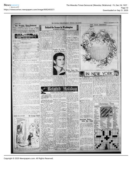 Newspaper: The Wewoka Times Democrat on Southbury